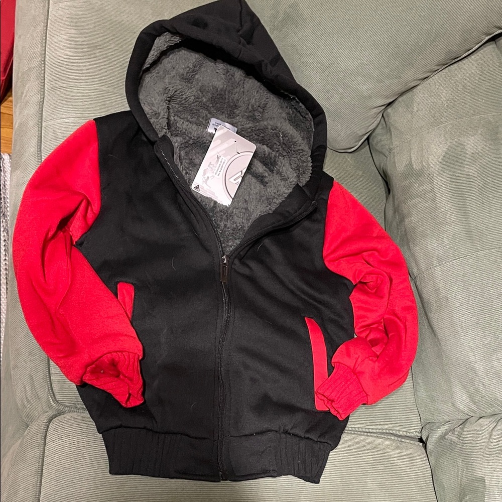 Kids Black and Red Hoodie